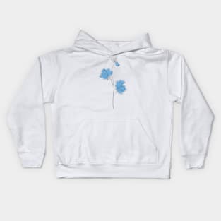 Blue Sweet Pea Kids Hoodie